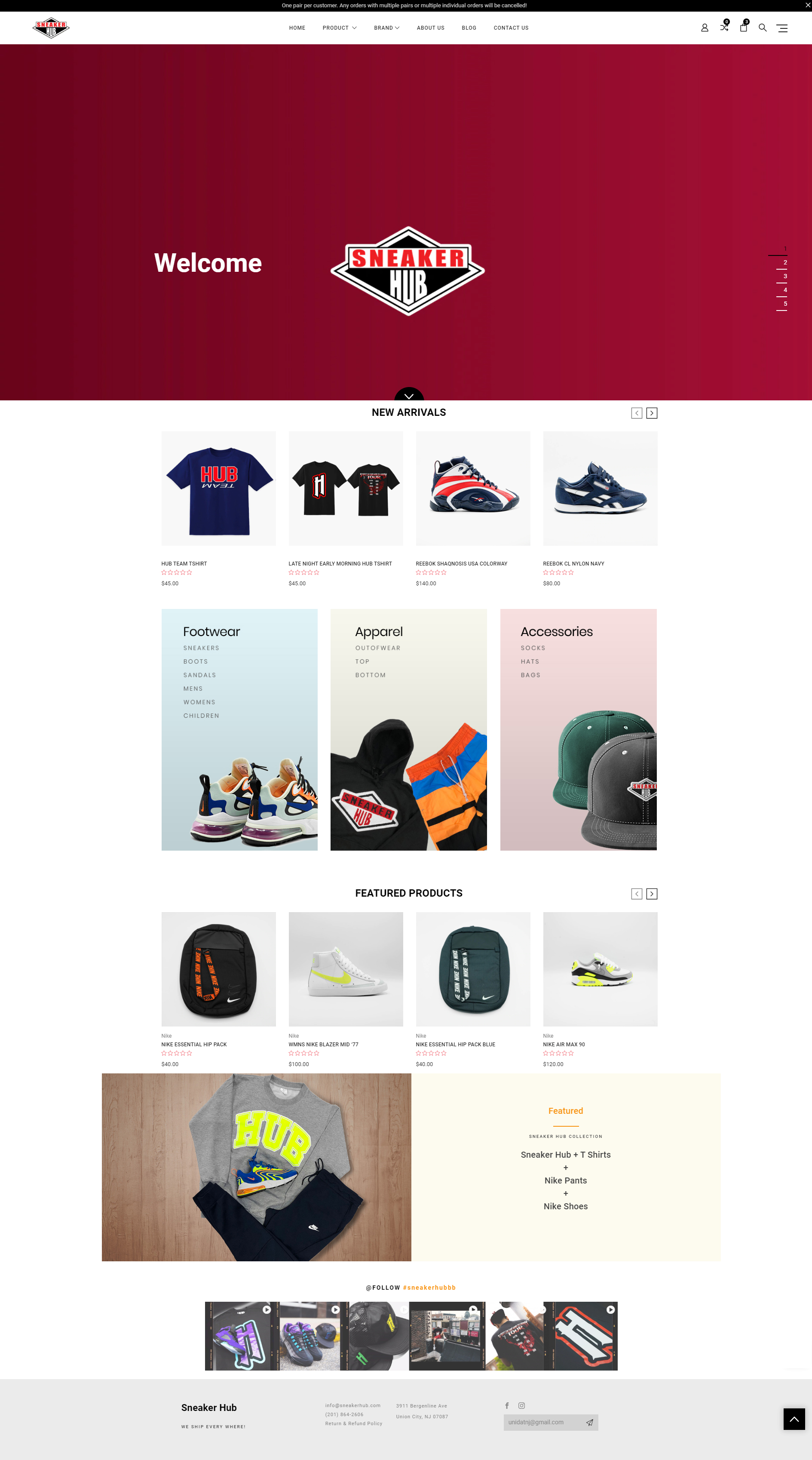 sneaker hub website